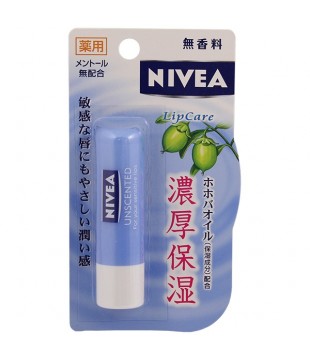 花王 NIVEA敏感肌药用保湿润唇膏 无香料 3.9g