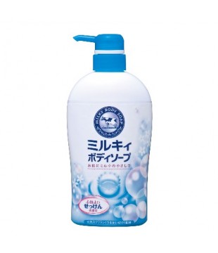 牛乳石鹸 Milky body soap保湿滋润沐浴液 580ml 肥皂香味