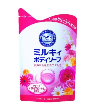 牛乳石鹸 Milky Body soap滋养保湿沐浴液 替换装 430ml 优雅花香