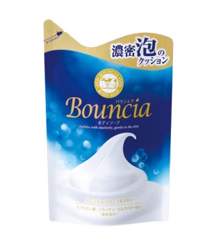 牛乳石鹸 Bouncia浓密泡沫高保湿沐浴露 替换装 430ml