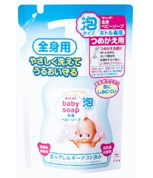 牛乳石鹸 Kewpie宝宝用婴儿全身泡沫沐浴液 替换装 350ml