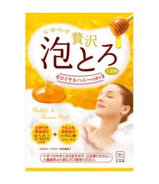 牛乳石鹸 汤物语 美肌保湿泡泡入浴剂 30g 蜂蜜香