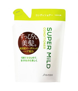 SHISEIDO 资生堂 Super Mild草本清香护发素 400ml 替换装