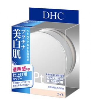 DHC 白金美白肌亮透定妆粉 15g (付粉扑)